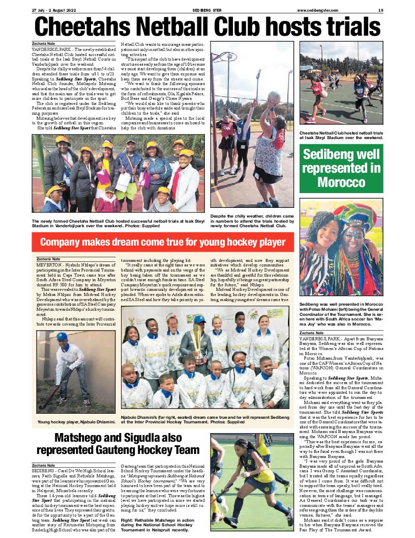 SEDIBENG STER 27 July – 2 August 2022 page 17