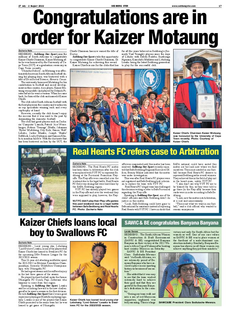 SEDIBENG STER 27 July – 2 August 2022 page 19