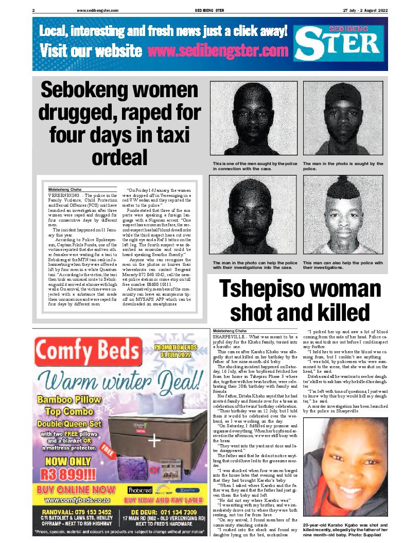 SEDIBENG STER 27 July – 2 August 2022 page 2
