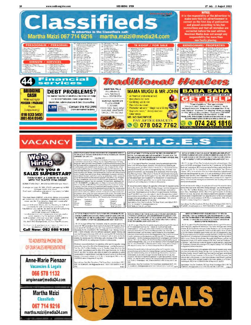 SEDIBENG STER 27 July – 2 August 2022 page 20