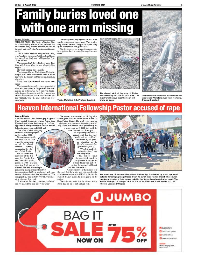 SEDIBENG STER 27 July – 2 August 2022 page 3