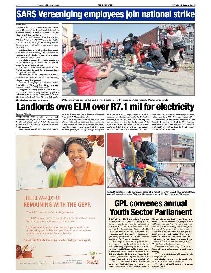 SEDIBENG STER 27 July – 2 August 2022 page 6