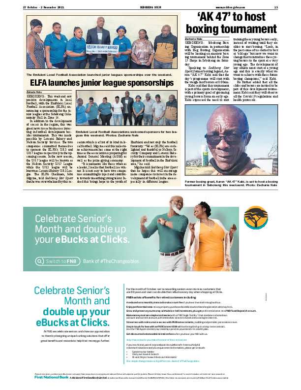 SEDIBENG STER 27 October – 2 November 2021 page 13