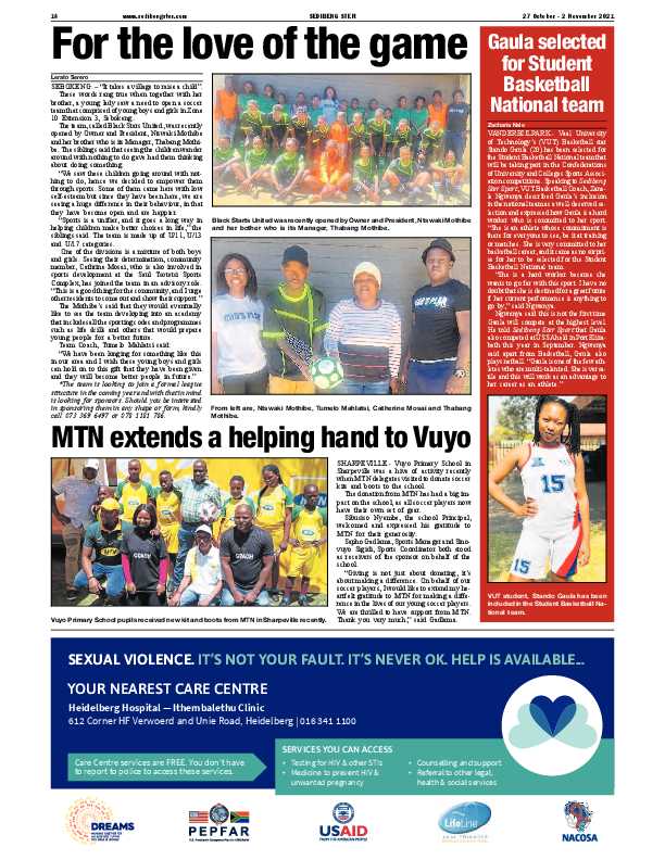 SEDIBENG STER 27 October – 2 November 2021 page 15