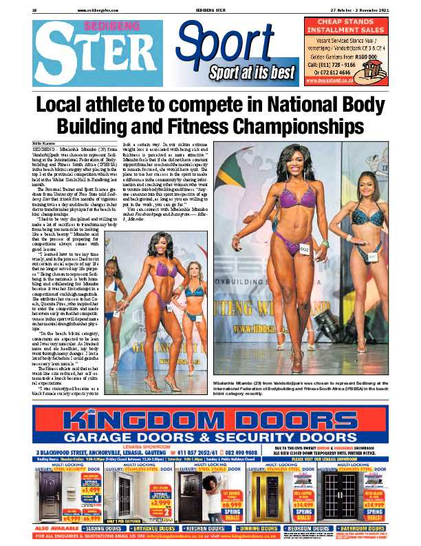 SEDIBENG STER 27 October – 2 November 2021 page 16