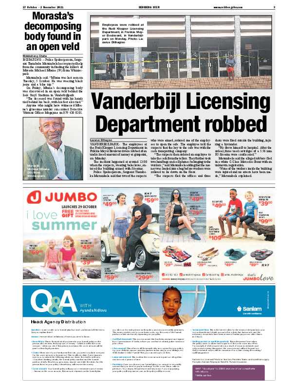 SEDIBENG STER 27 October – 2 November 2021 page 3