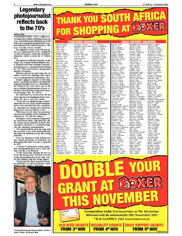 SEDIBENG STER 27 October – 2 November 2021 page 8