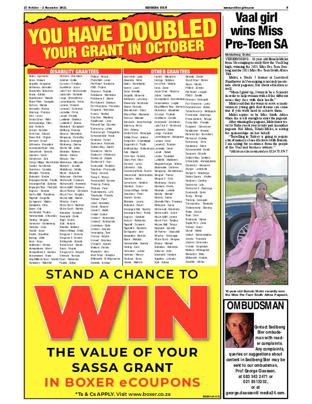 SEDIBENG STER 27 October – 2 November 2021 page 9
