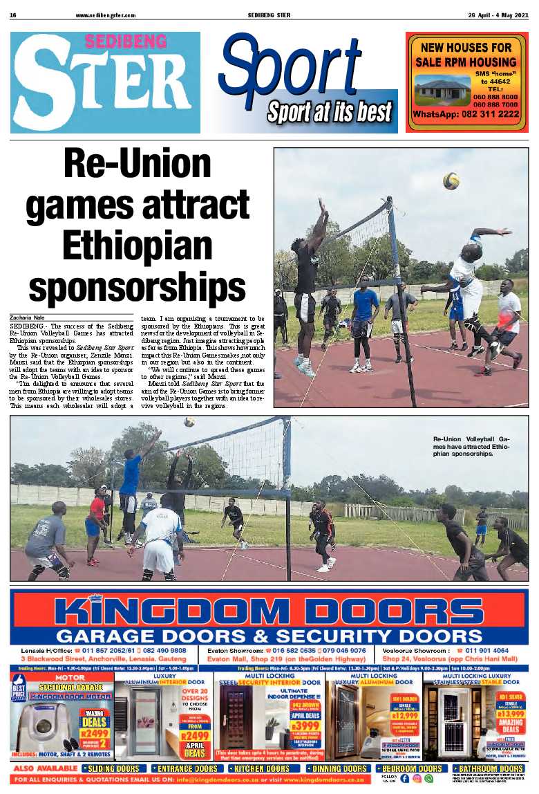SEDIBENG STER 28 April – 4 May 2021 page 16