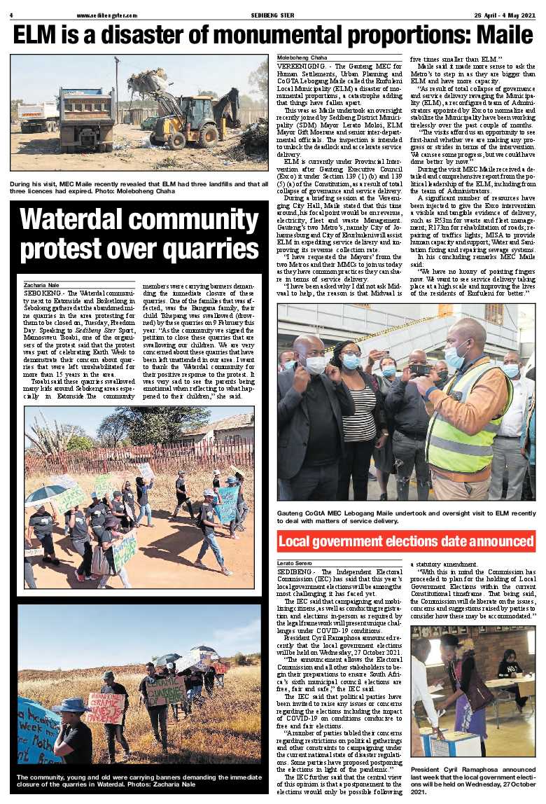 SEDIBENG STER 28 April – 4 May 2021 page 4