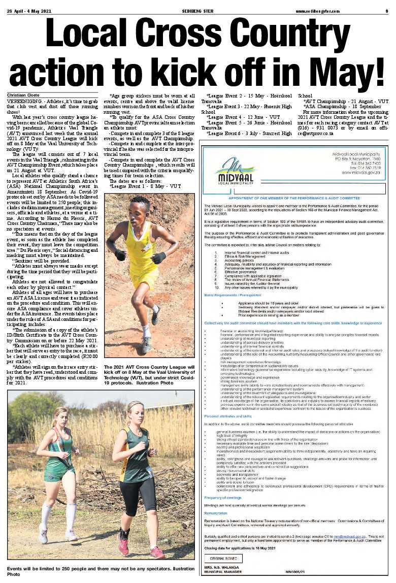 SEDIBENG STER 28 April – 4 May 2021 page 9