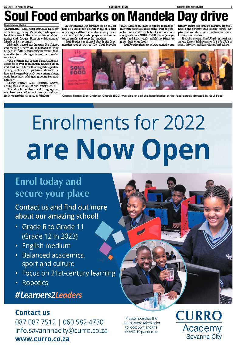 SEDIBENG STER 28 July – 3 August 2021 page 9