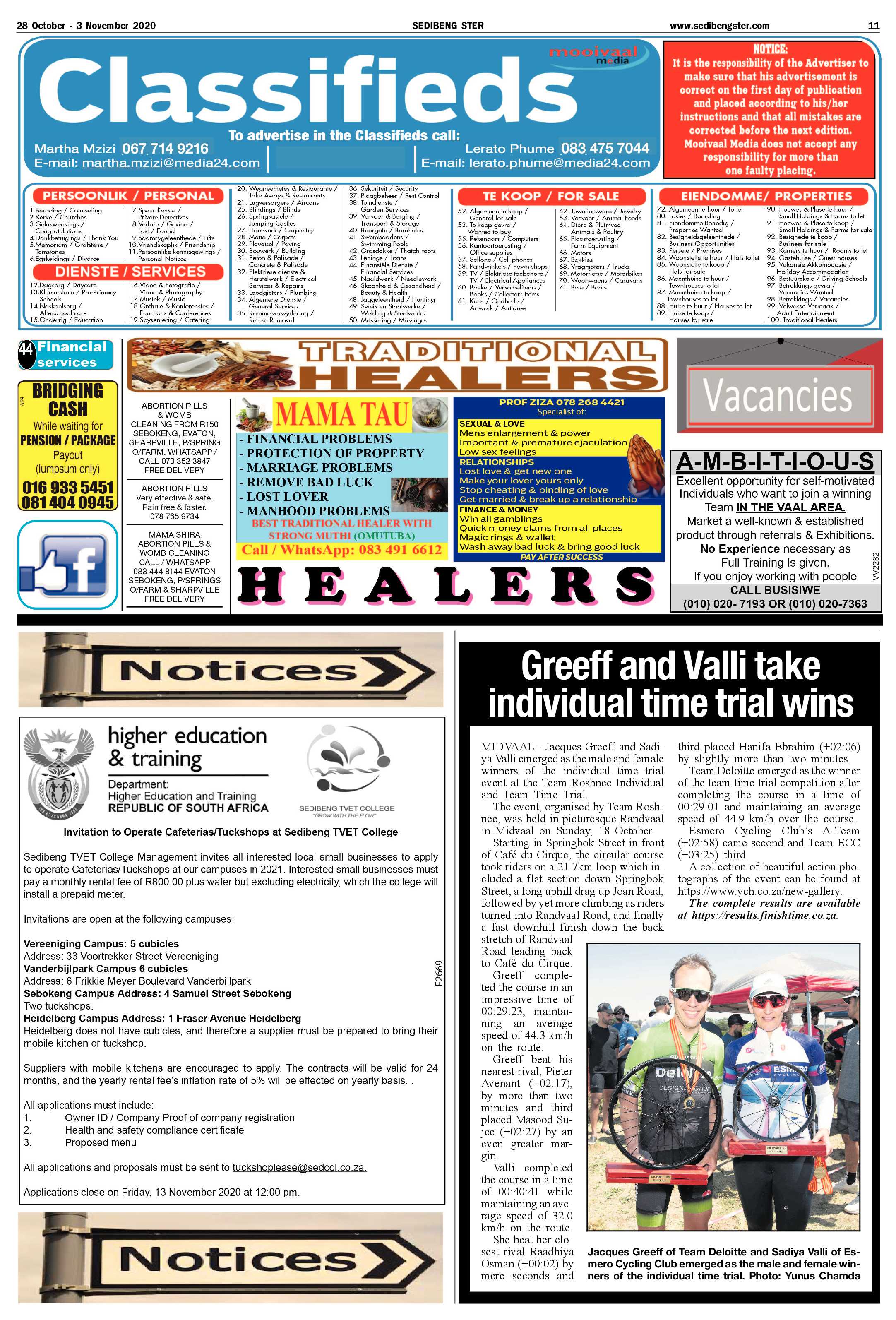 SEDIBENG STER 28 October – 3 November 2020 page 11