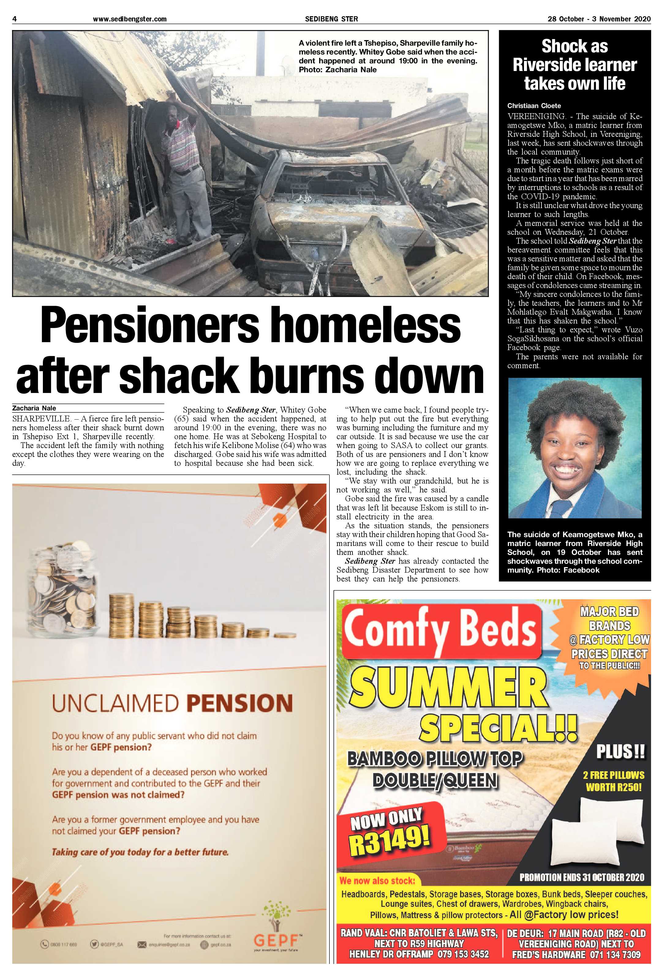 SEDIBENG STER 28 October – 3 November 2020 page 4