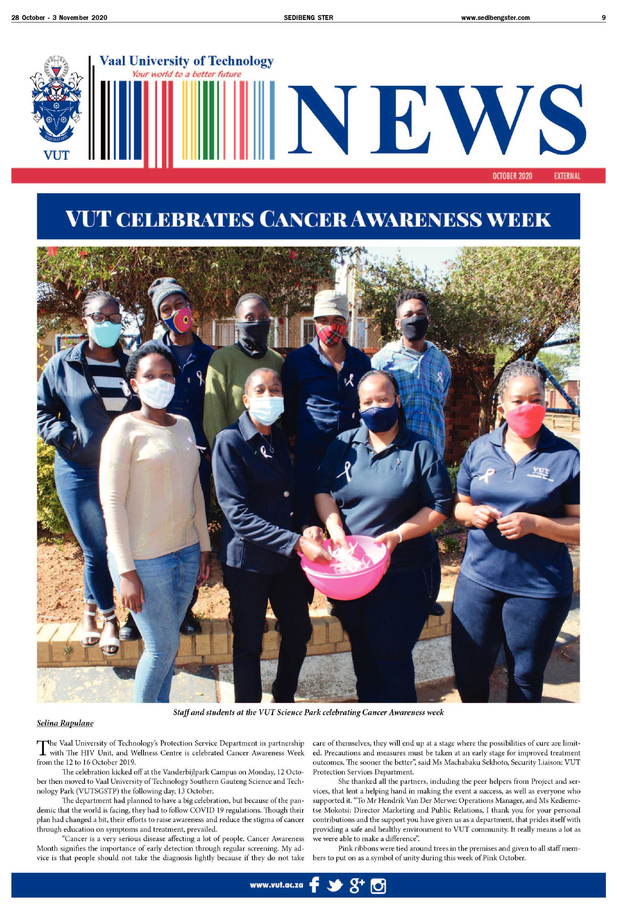 SEDIBENG STER 28 October – 3 November 2020 page 9