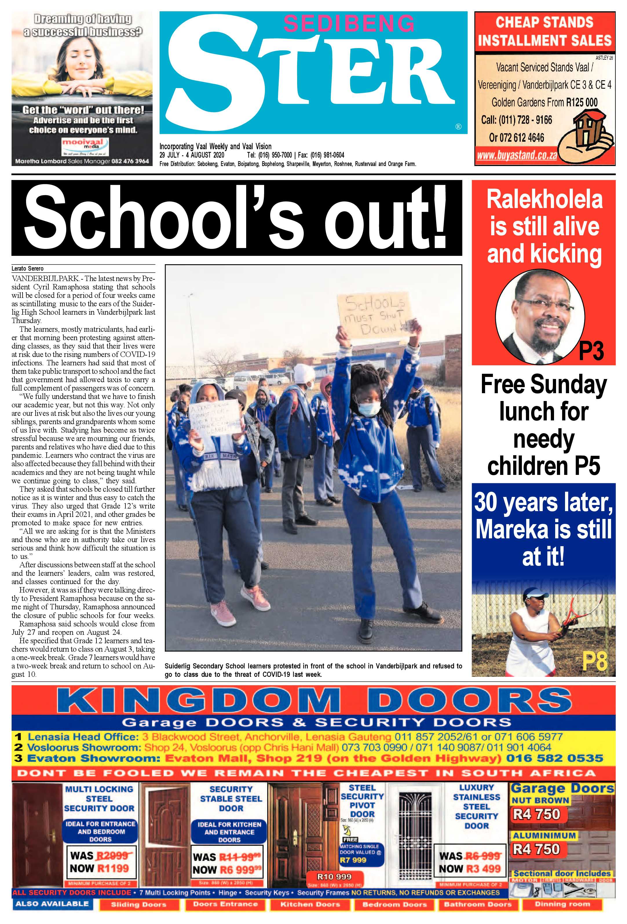 SEDIBENG STER 29 JULY – 4 AUGUST 2020 page 1