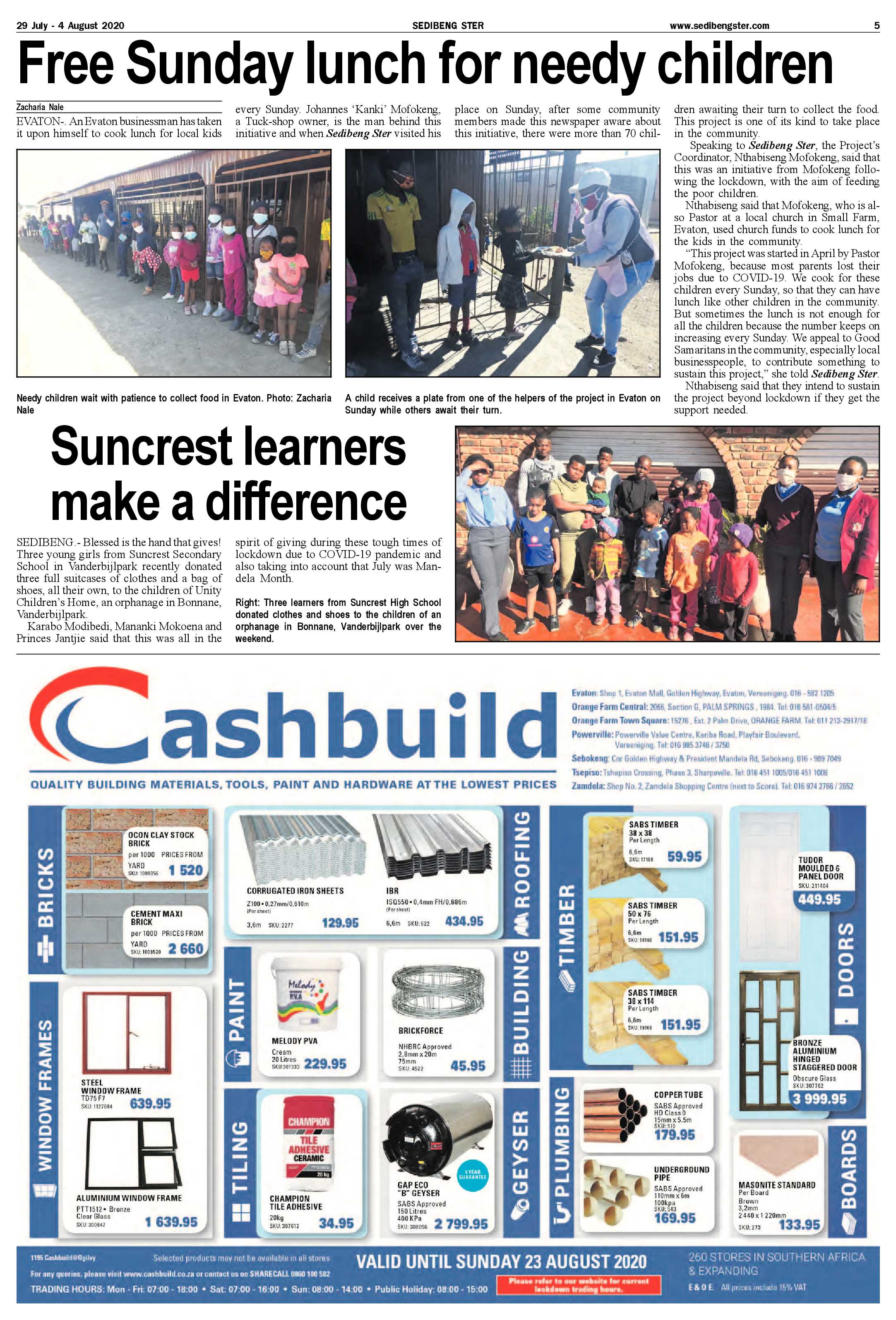 SEDIBENG STER 29 JULY – 4 AUGUST 2020 page 4