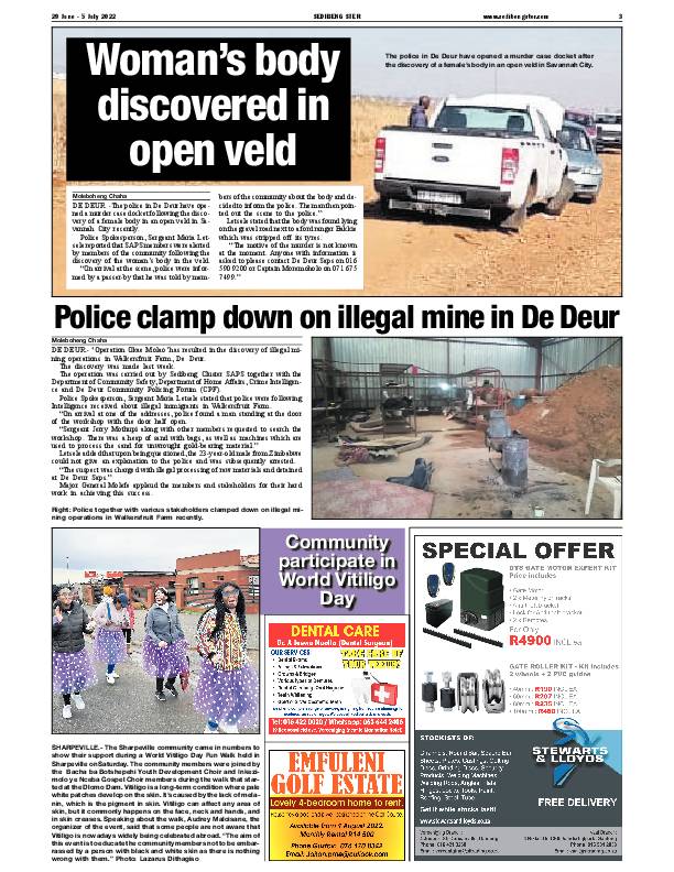 SEDIBENG STER 29 June – 5 July 2022 page 3