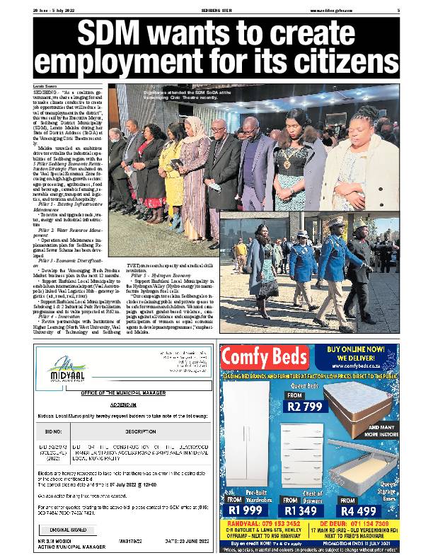 SEDIBENG STER 29 June – 5 July 2022 page 5