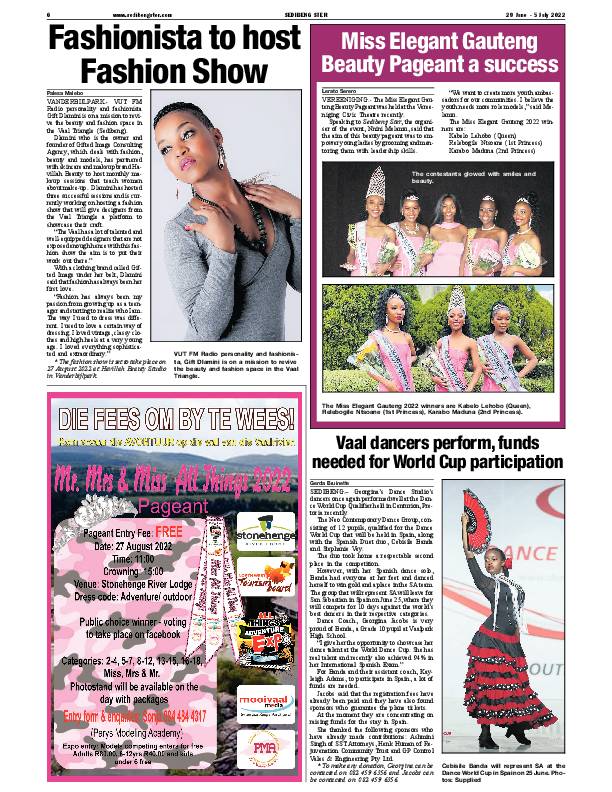 SEDIBENG STER 29 June – 5 July 2022 page 6