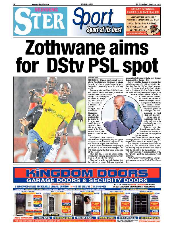 SEDIBENG STER 29 September – 5 October 2021 page 14