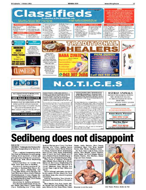 SEDIBENG STER 29 September – 5 October 2021 page 16