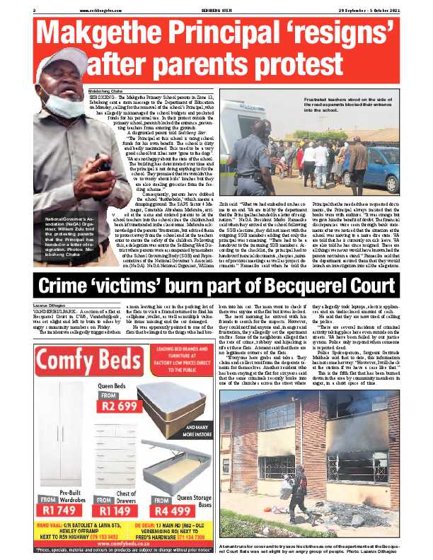 SEDIBENG STER 29 September – 5 October 2021 page 2
