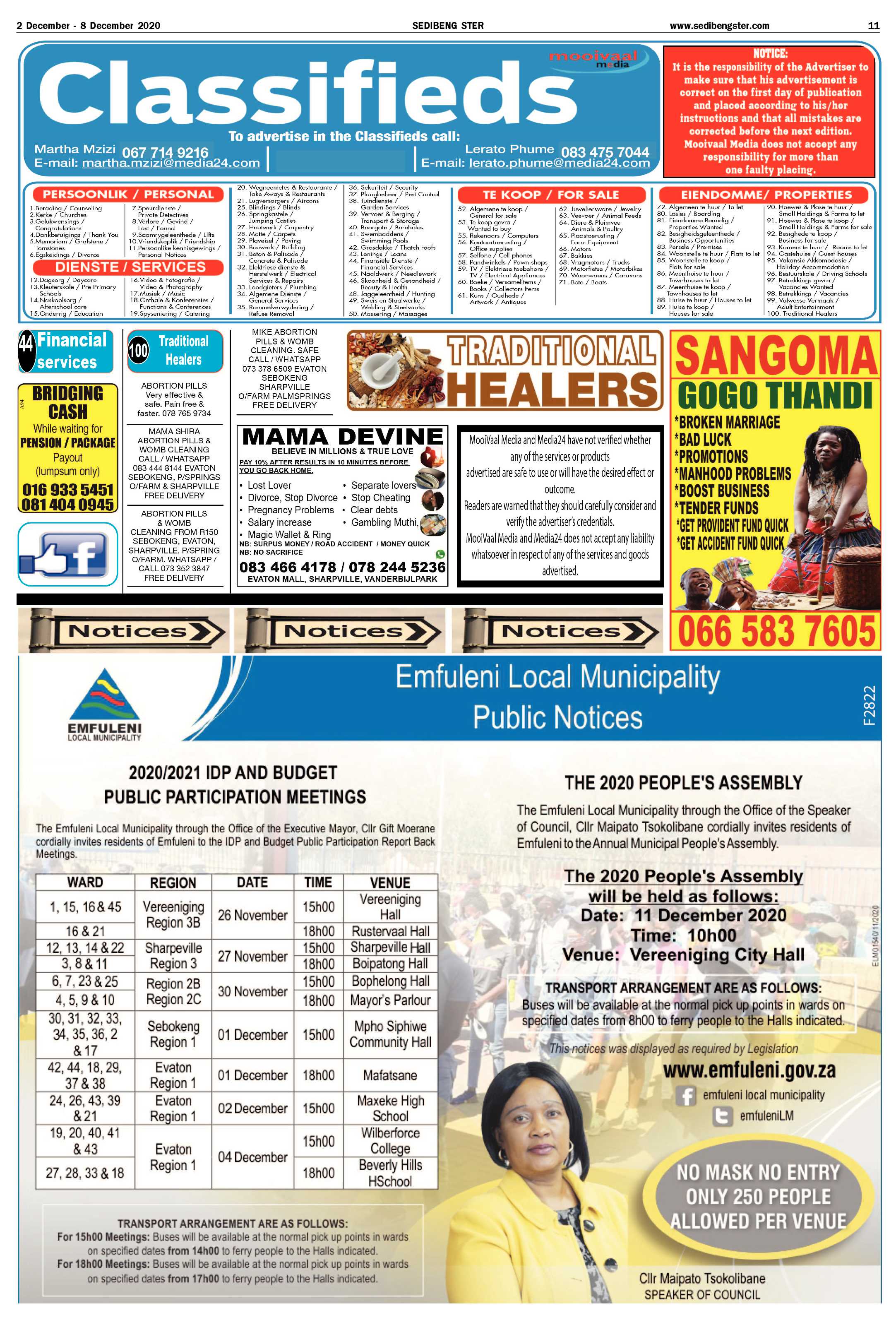 SEDIBENG STER 2 December – 8 December 2020 page 11