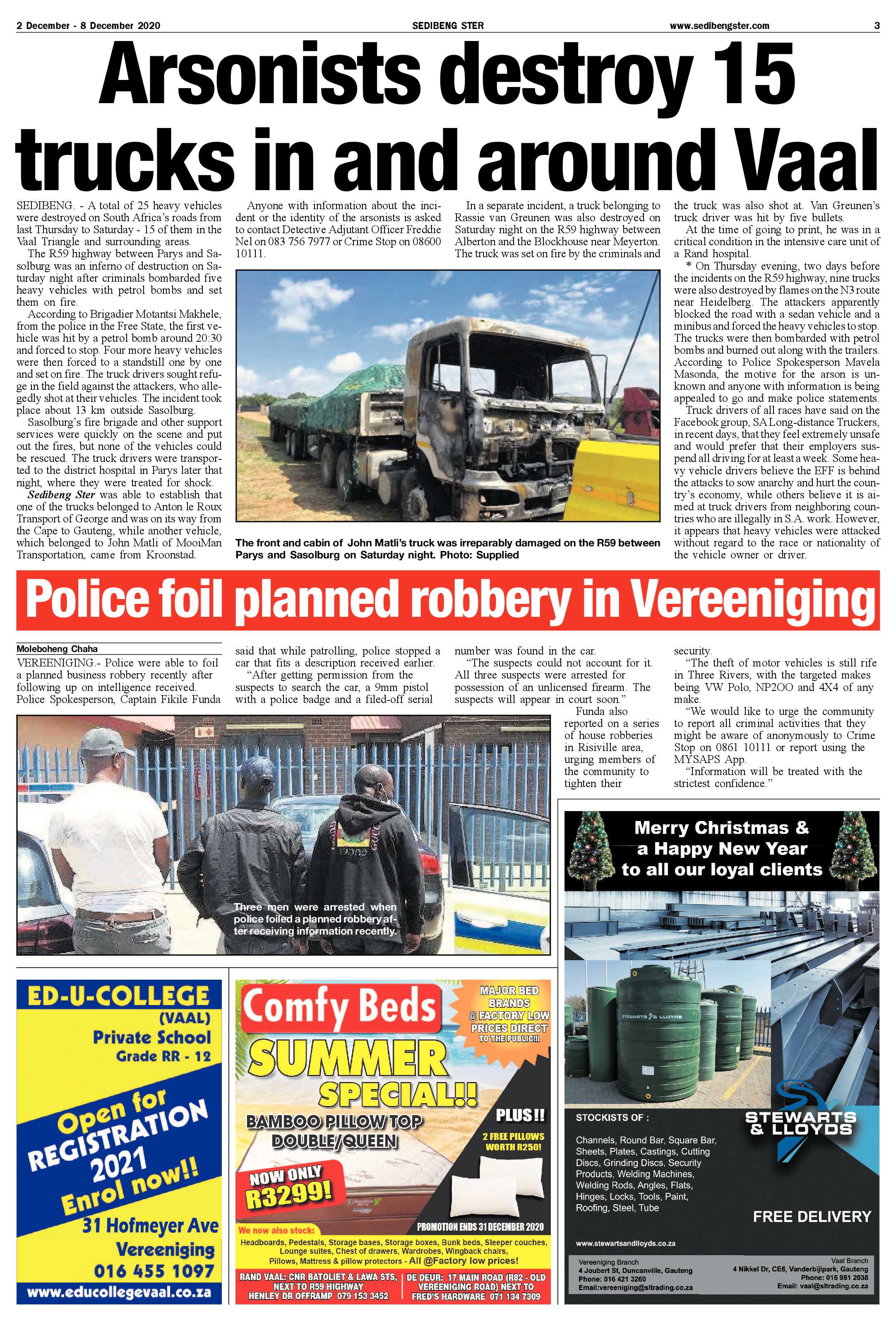 SEDIBENG STER 2 December – 8 December 2020 page 3