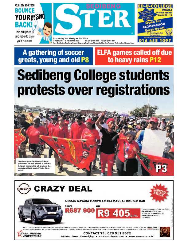 SEDIBENG STER 2 February – 8 February 2022 page 1