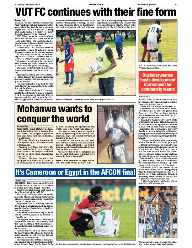 SEDIBENG STER 2 February – 8 February 2022 page 11