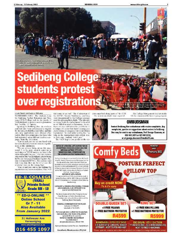 SEDIBENG STER 2 February – 8 February 2022 page 3