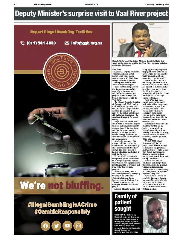 SEDIBENG STER 2 February – 8 February 2022 page 4