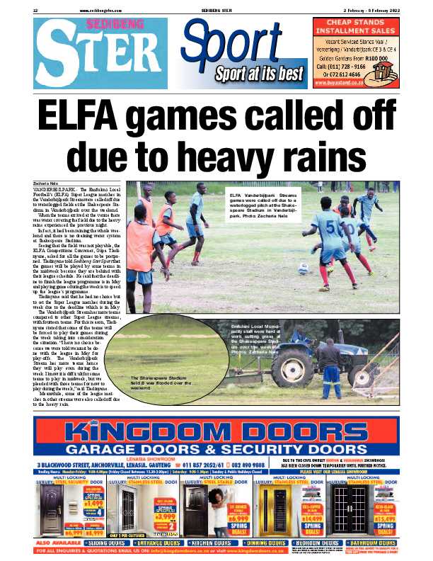 SEDIBENG STER 2 February – 8 February 2022 page 9