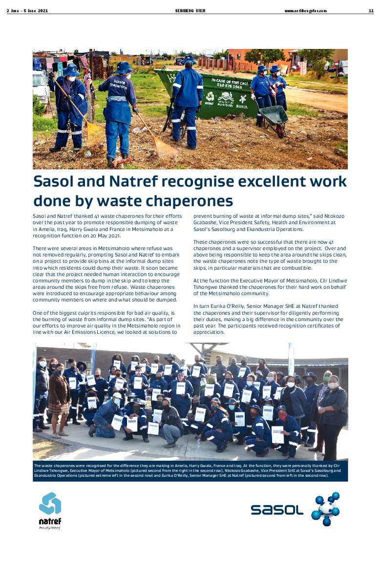 SEDIBENG STER 2 June – 8 June 2021 page 11