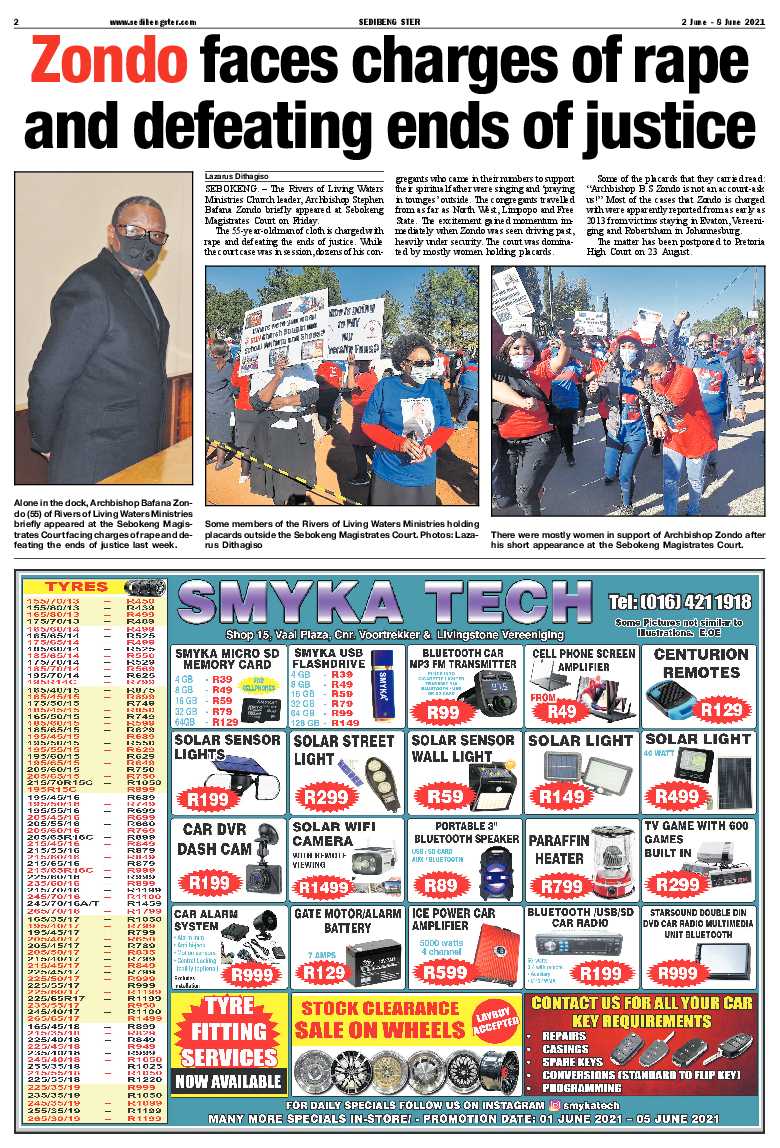 SEDIBENG STER 2 June – 8 June 2021 page 2