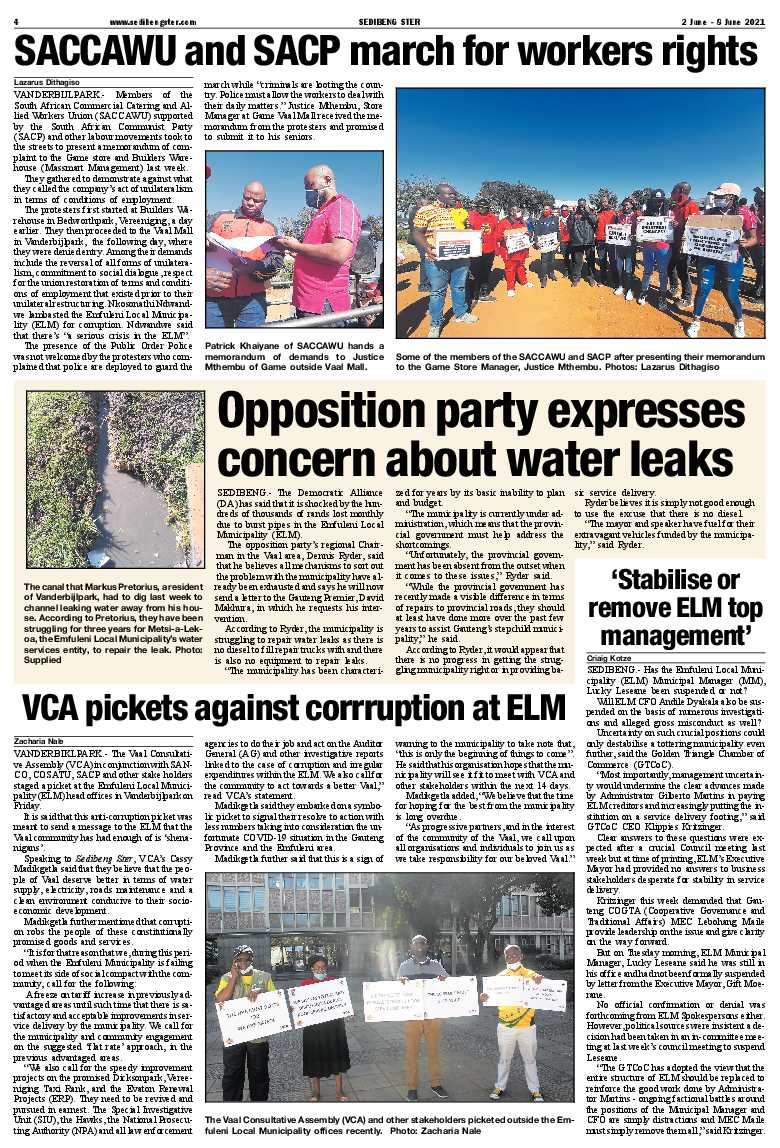 SEDIBENG STER 2 June – 8 June 2021 page 4
