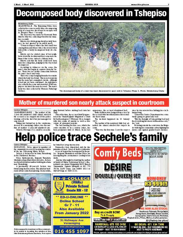 SEDIBENG STER 2 March – 8 March 2022 page 3