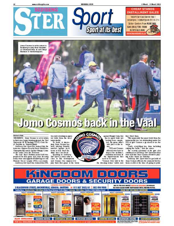 SEDIBENG STER 2 March – 8 March 2022 page 8