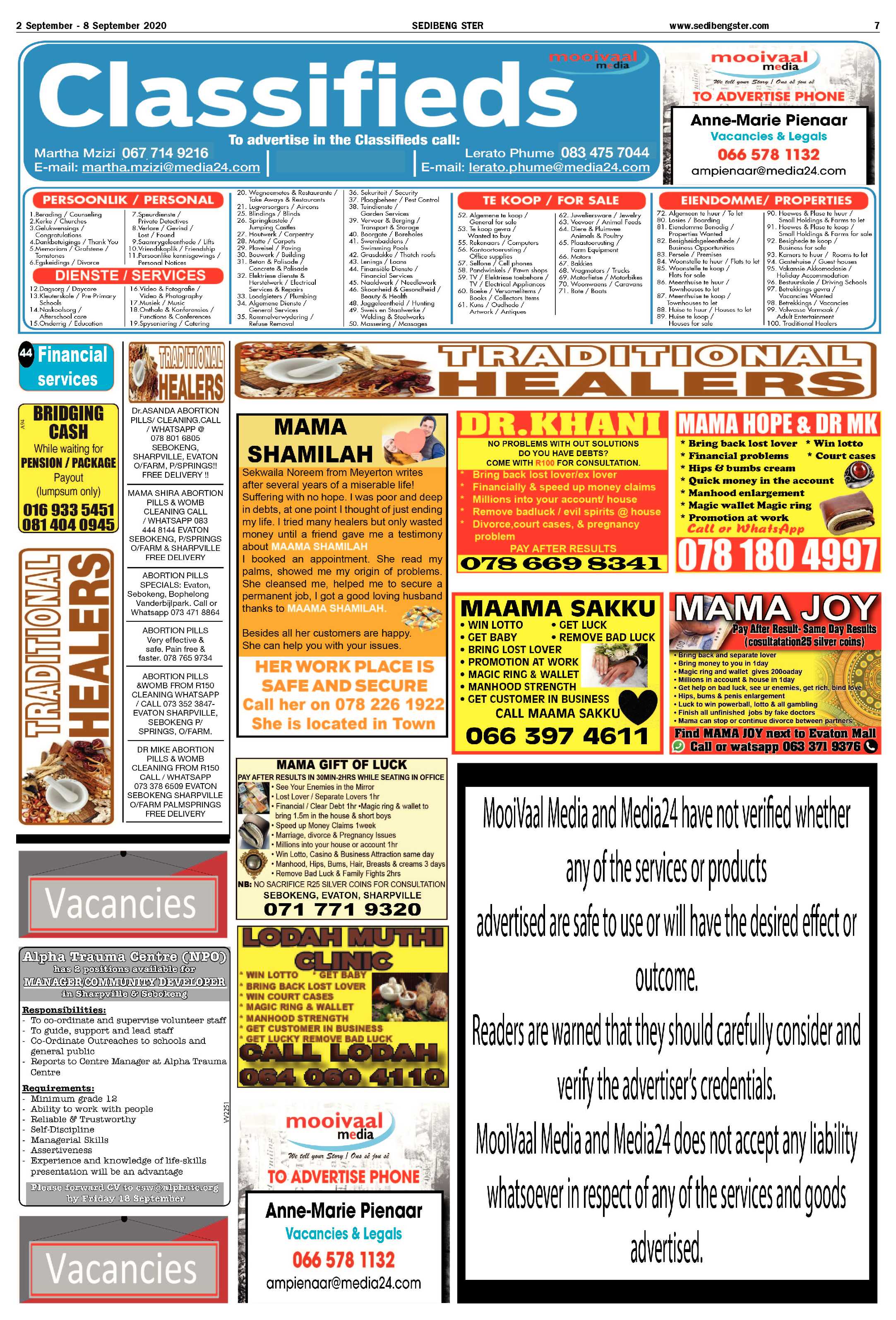SEDIBENG STER 2 September – 8 September 2020 page 7