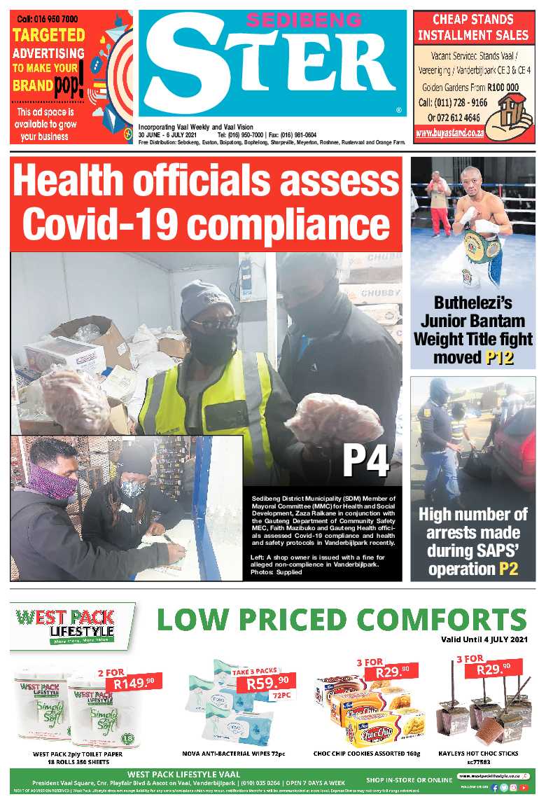 SEDIBENG STER 30 June – 6 July 2021 page 1