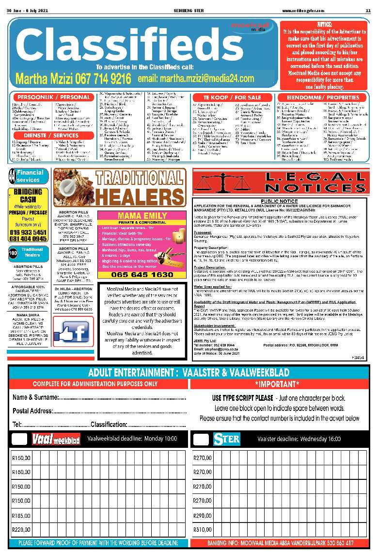 SEDIBENG STER 30 June – 6 July 2021 page 11