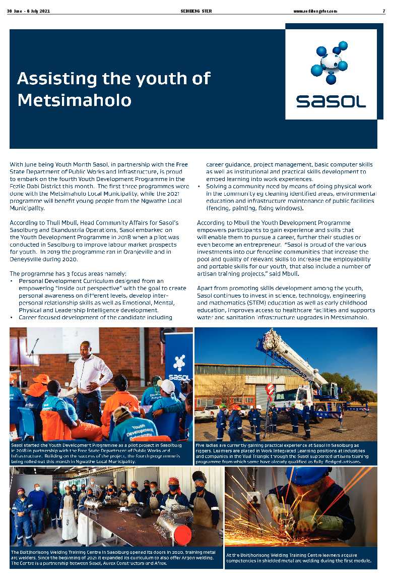 SEDIBENG STER 30 June – 6 July 2021 page 7
