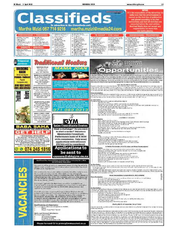 SEDIBENG STER 30 March – 5 April 2022 page 15