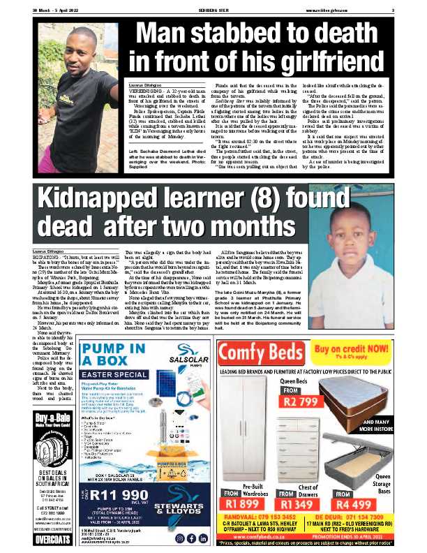 SEDIBENG STER 30 March – 5 April 2022 page 3