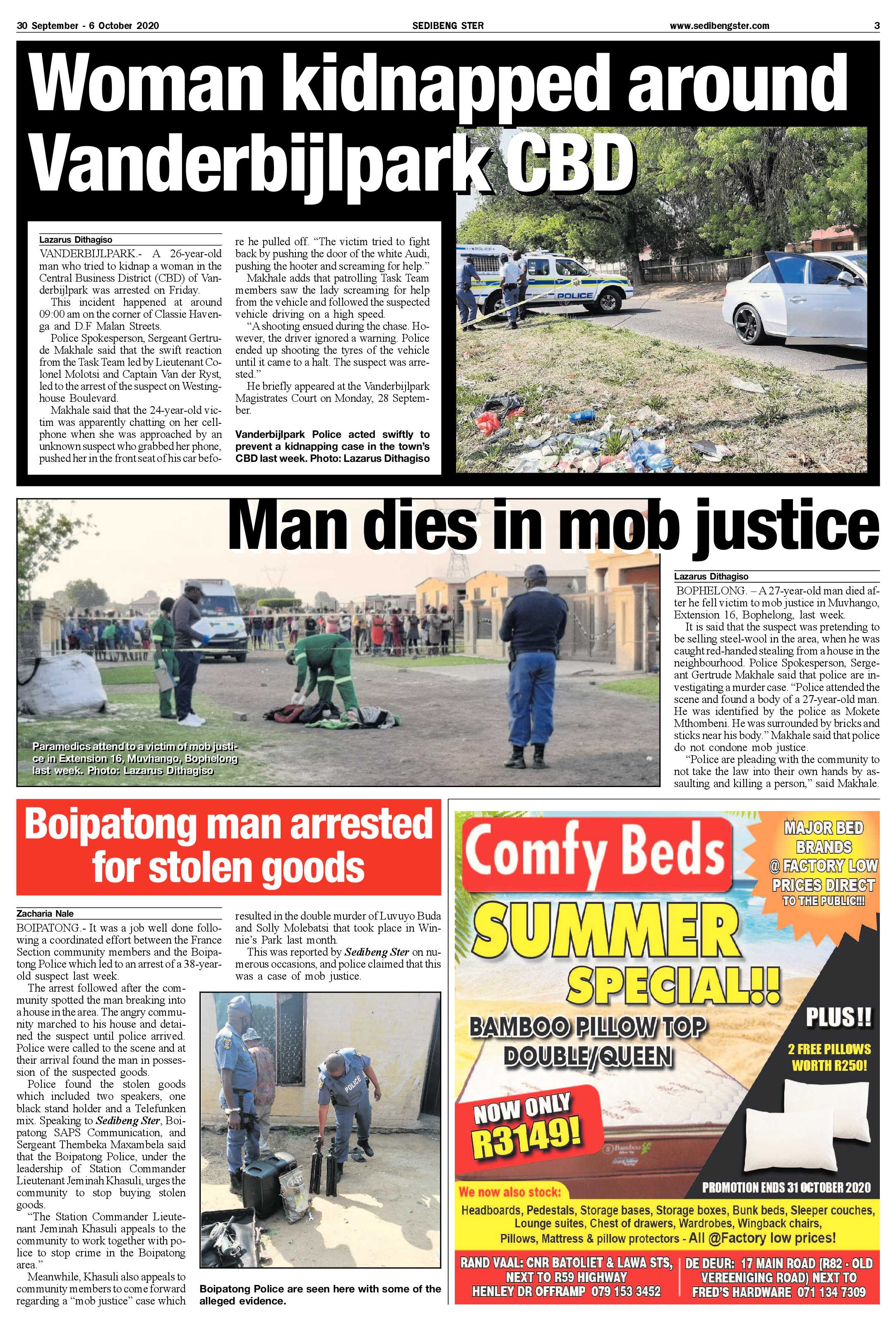 SEDIBENG STER 30 September – 6 October 2020 page 3