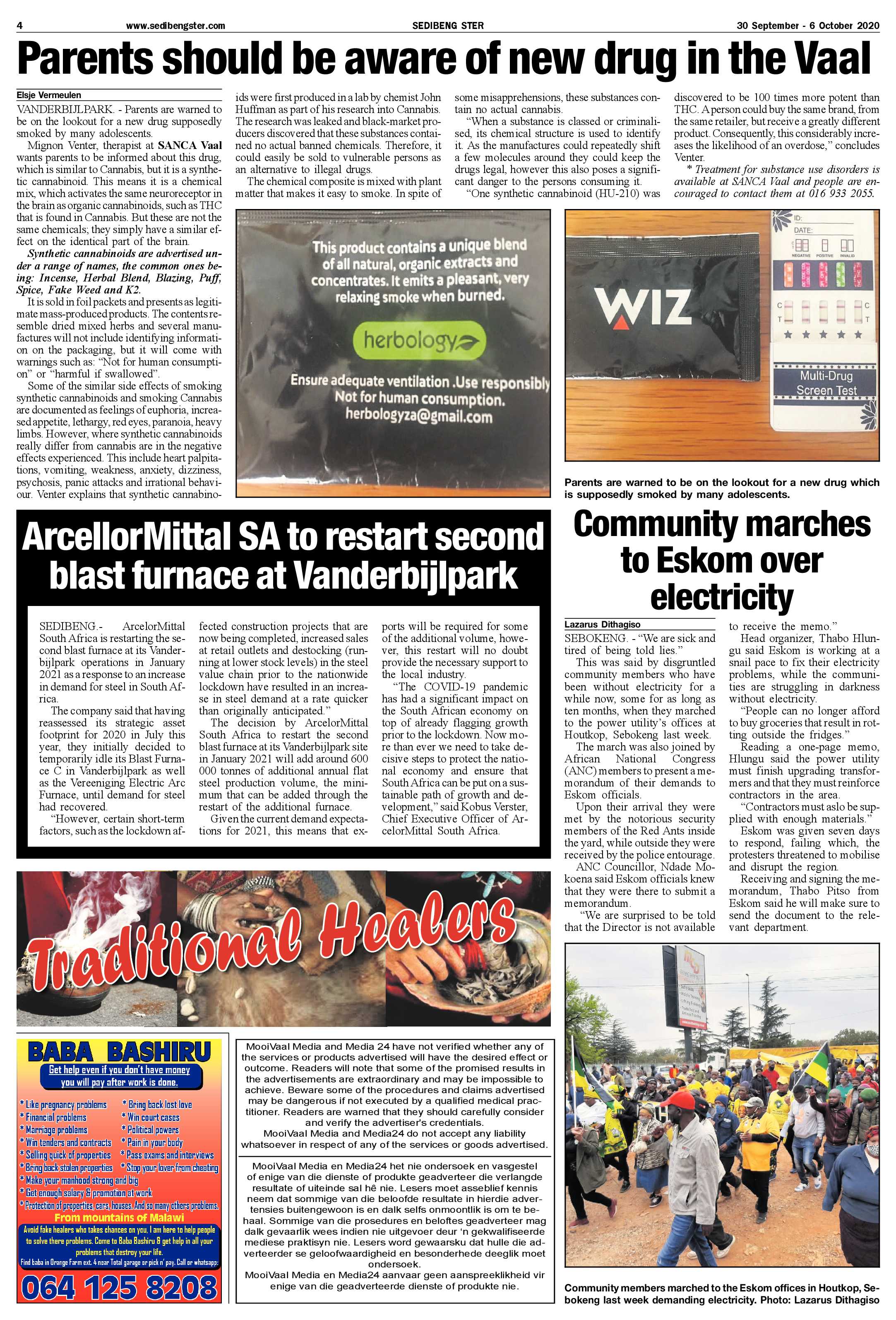SEDIBENG STER 30 September – 6 October 2020 page 4