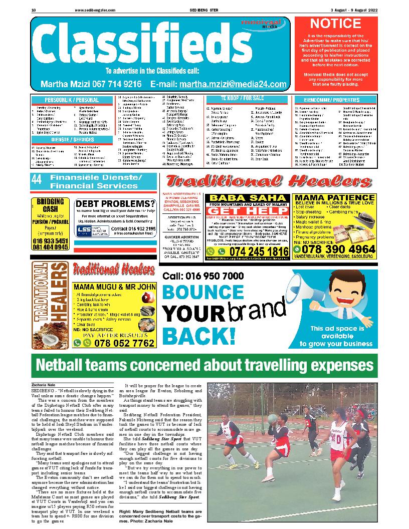 SEDIBENG STER 3 August – 9 August 2022 page 10
