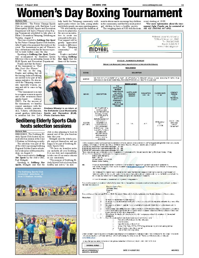 SEDIBENG STER 3 August – 9 August 2022 page 11