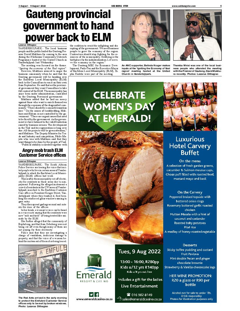 SEDIBENG STER 3 August – 9 August 2022 page 5